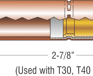 NOZZLE SELF-INSL 3/4" BORE