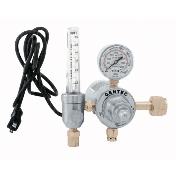REG. FLOWMETER CGA 320 HEATEDELECTRIC