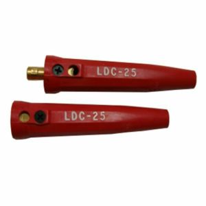 LDC-25 DINSE CONN RED FEMALE