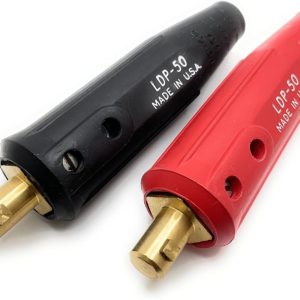 Lenco 05434 LDC-50 Red Male Dinse Style Cable Connector 