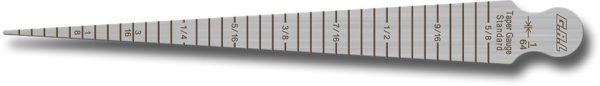 SUB-28A TAPER GAGE 1/32 TO 5/8