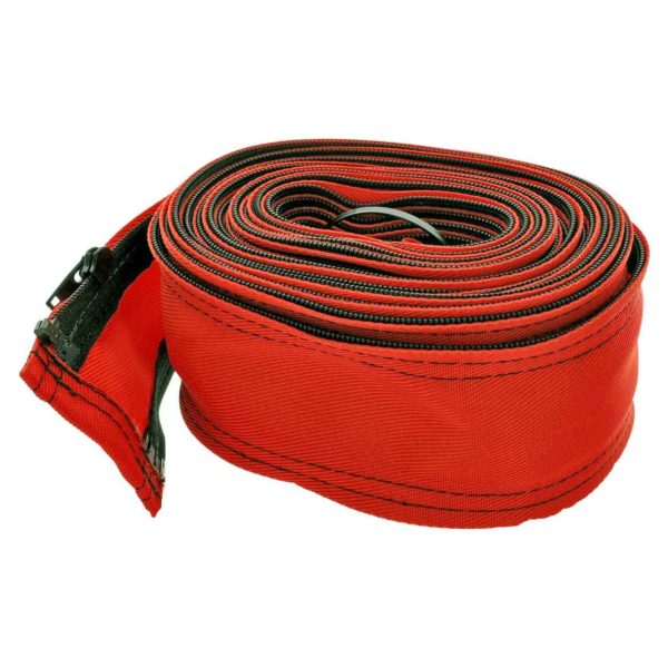 SAFETY ORANGE NYLON C COVERZIP