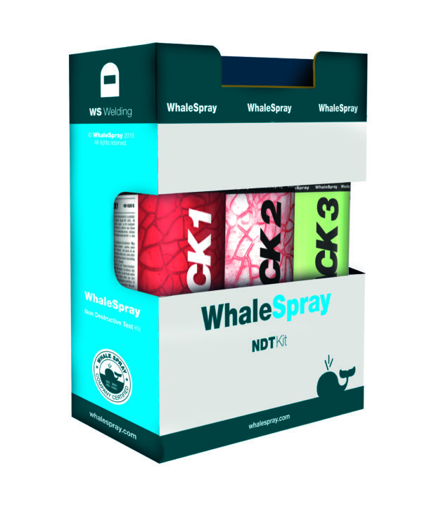 WhaleSpray Crack 1-2-3 NDT Penetrating Liquids Test Kit